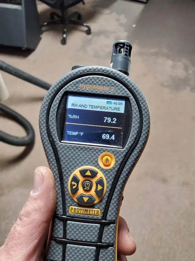 Moisture meter humidity assessment for Fire & Smoke Damage Restoration in Wellesley